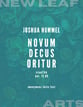 Novum Decus Oritur SATB choral sheet music cover